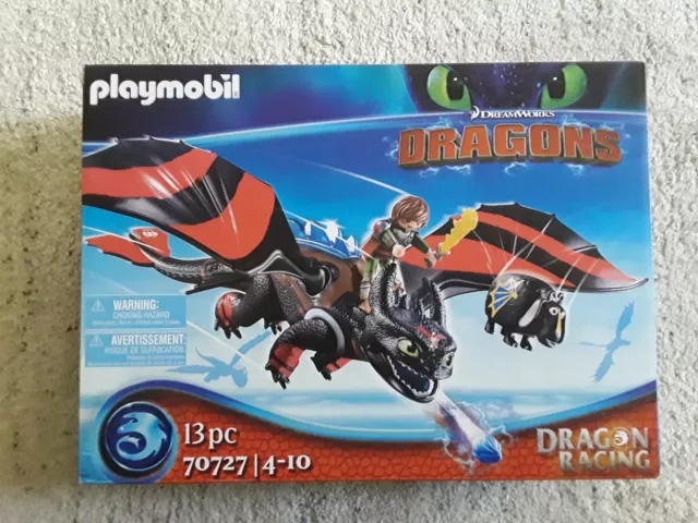 Playmobil Dragons 70727 Krokmou et Harold NEUF Racing