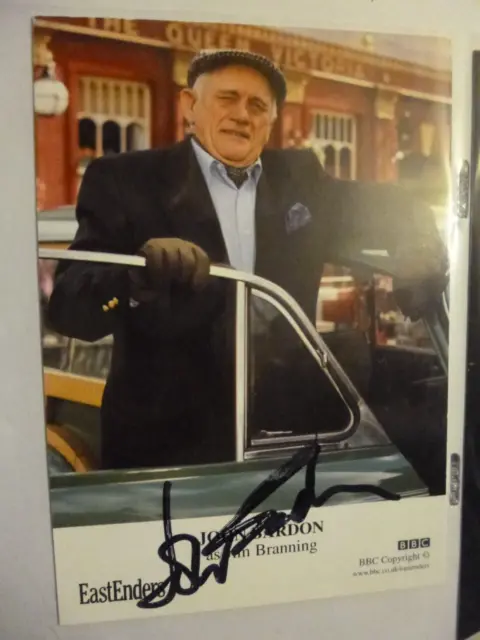 EastEnders Only Fools And Horses Dad's Army JOHN BARDON hand signed photocard
