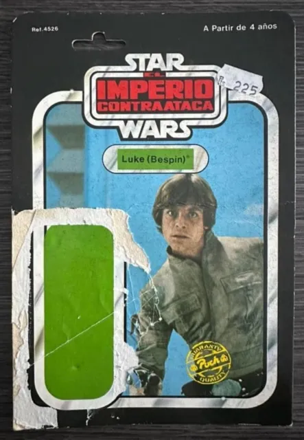 Star Wars Vintage Luke Bespin Poch Cardback