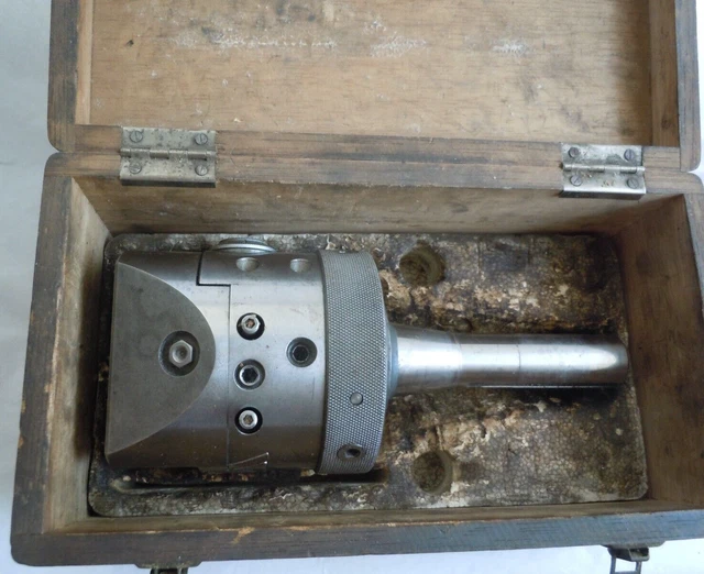 GAMET Boring Head Machinest Tool in Wood Box Made in France