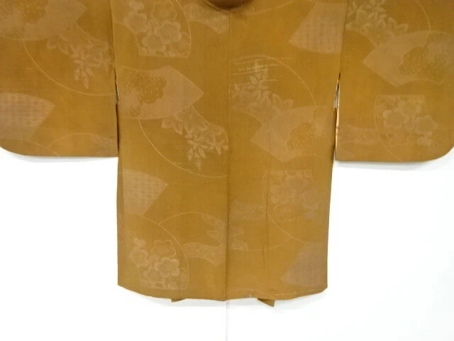 6606418: Japanese Kimono / Antique Haori / Taisho Roman Style / Woven Flower
