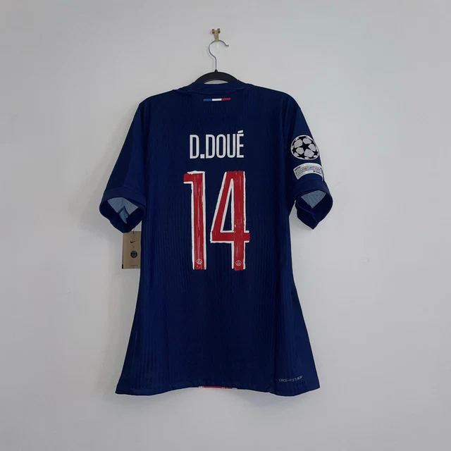 Maillot PSG Désiré Doué Vapor Player Issue 2024/2025 – Manches Longues, Taille L
