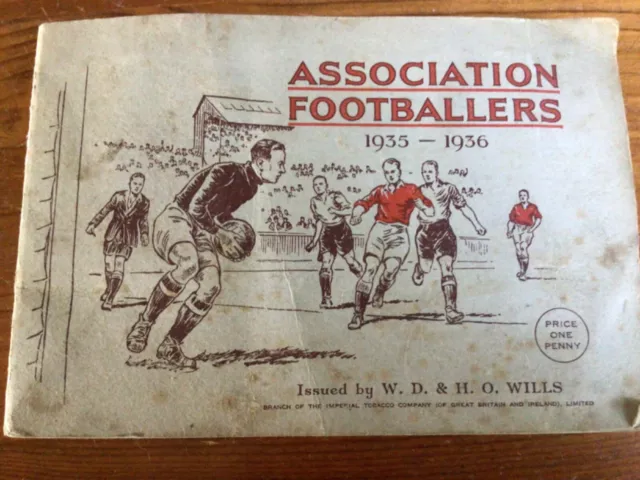 Vintage Association Footballers 1935-1936 Cigarette Cards Album