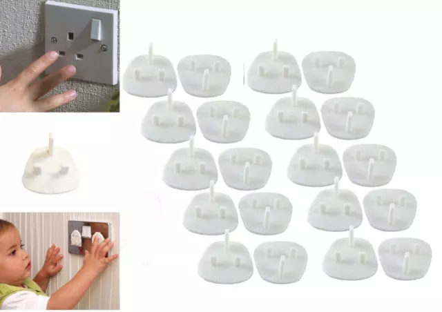 Electrical Plug Protector Socket Safety Covers Child Baby Mains Socket Cove Uk 3