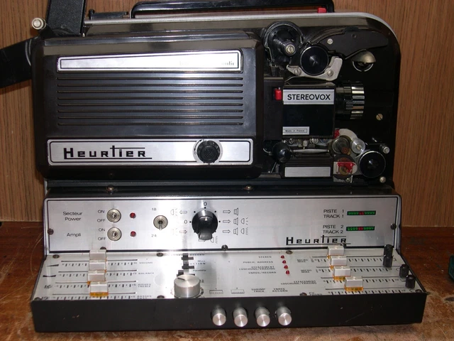 Projecteur Super 8 Sonore Heurtier Stereovox