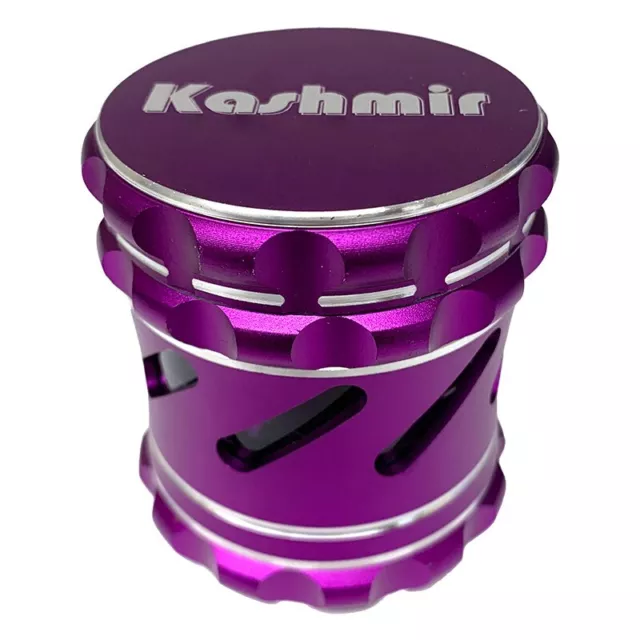 Herb Spices Tobacco Grinders 2.5" Aluminum 4 Piece Crusher Purple Color Grinder