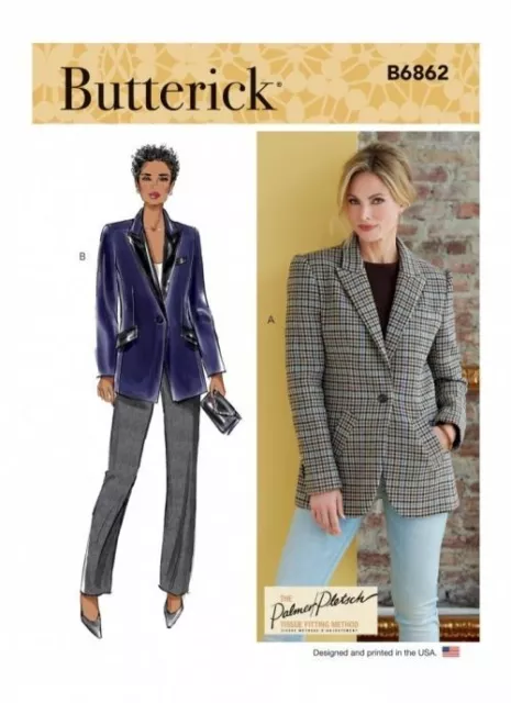 Butterick Sewing Pattern 6862 F5 (16-18-20-22-24)