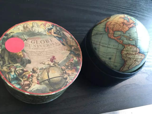 Authentic Models 1745 Vaugondy Globe In A Box, Small - GL027