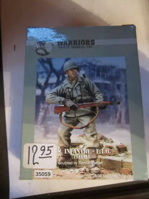 1/35 WWII US Infantry W/ Garand Resin Figure WARRIORS #35059