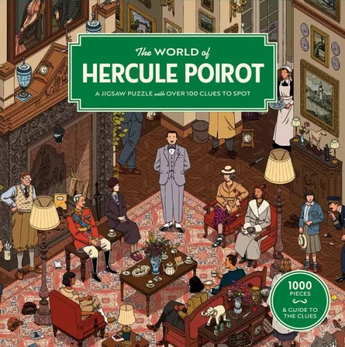 The World of Hercule Poirot 1000 Piece Puzzle|Agatha Christie Limited|Englisch