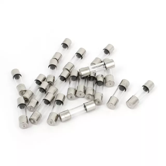 20 Pcs 250V 2A F2AL Quick Fast Blow Glass Tube Fuses 5mm x 20mm