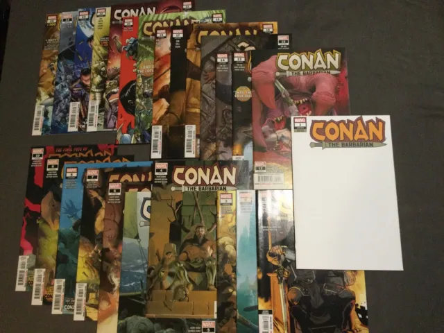 Conan The Barbarian 1-25 Lot 2019 Complete Run LGY 276-300 VF #1 Sketch Bonus