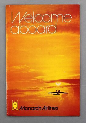 Monarch Airlines Welcome Aboard Inflight Magazine  Bac1-11 B720B Cabin Crew