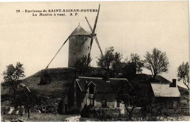 CPA Env. de St-AIGNAN-Noyers - Le MOULIN a wind (208966)