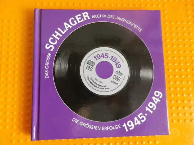 Das große SCHLAGER Archiv d. Jahrhunderts - d. größten Erfolge 1945-1949 CD+Buch