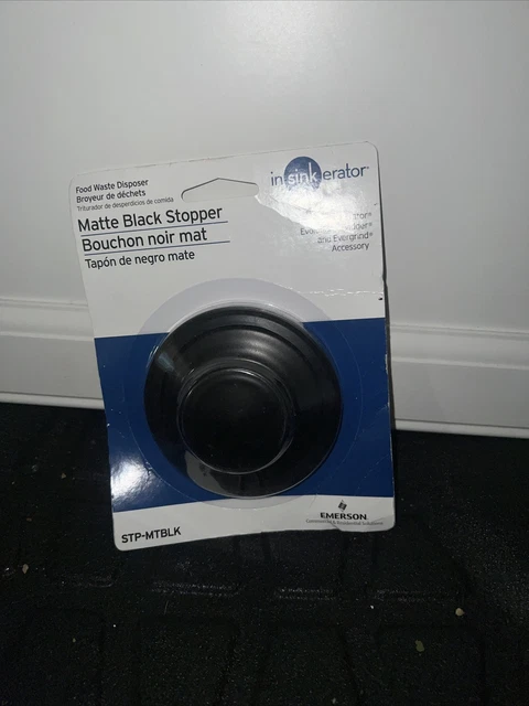 InSinkErator  STP-MTBLK Sink Stopper for Garbage Disposals Matte Black @3