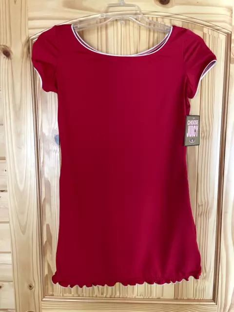 NWT JUICY COUTURE BEACH RED Tunic Dress - $129 - SWIM COVER UP Size M ...