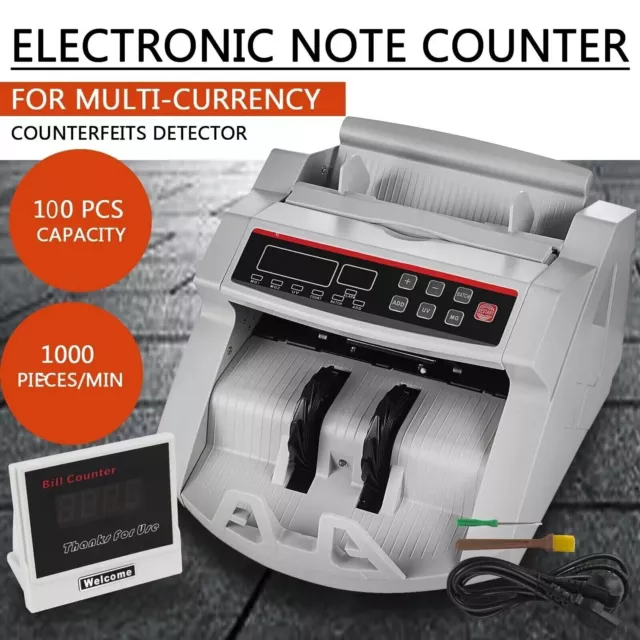 Bank Note Banknote Money Bill Counter Count Automatic Pound Cash Machine UK