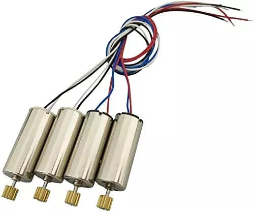 4 Pieces Spare Motors for RC Drones Quadcopters JJRC H8C H8D DFD F183 2 CW+2 CCW