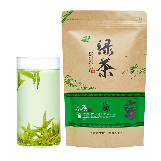 Tè verde fritto nuovo autentico tè primaverile maojiano sapore forte 250/500 g