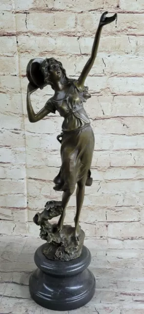 Large 19th Century French Bronze of Dancing Figures with Tambourine SALE