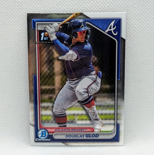 DOUGLAS GLOD 2024 Bowman Chrome 1st Prospect Atlanta Braves BCP11 EUR