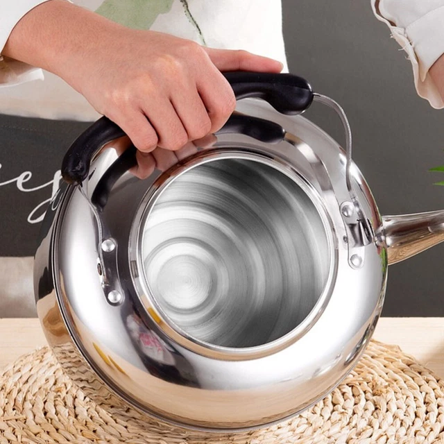 Sounding Tea Pot Stainless Steel Kettle Stainless Steel Pitcher Lid Stove 3