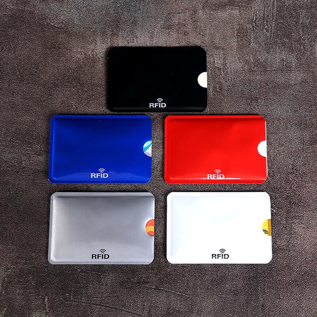 10PCS Anti-Theft RFID NFC Blocking Sleeve Card Cover Protector Blocker Holder<
