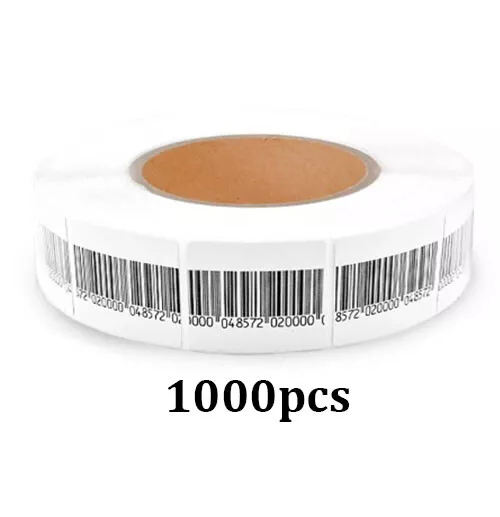 Eas Anti-Theft Checkpoint Security Soft Label Tag 1000Pcs Rf 8.2 Mhz (40Mmx30Mm)