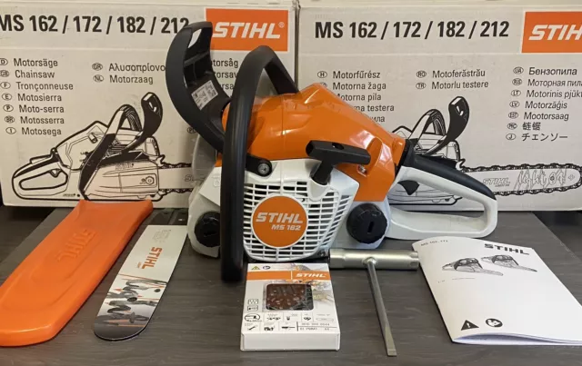 🧡New STIHL MS162 30.1cc 12" 30cm Petrol Chainsaw Keyring Ms170 Ms171 Ms181 🧡