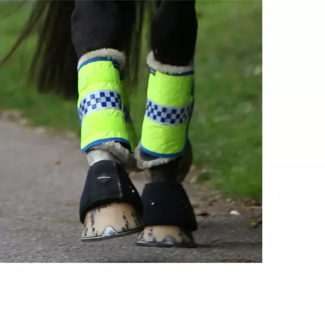 Equisaftey Polite Reflective Leg Boot Wrap Hi- Viz Pony Or Horse