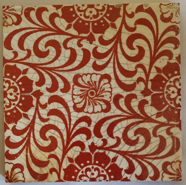 Antique Tile, Austhetic Movement. Mintons, C1900.