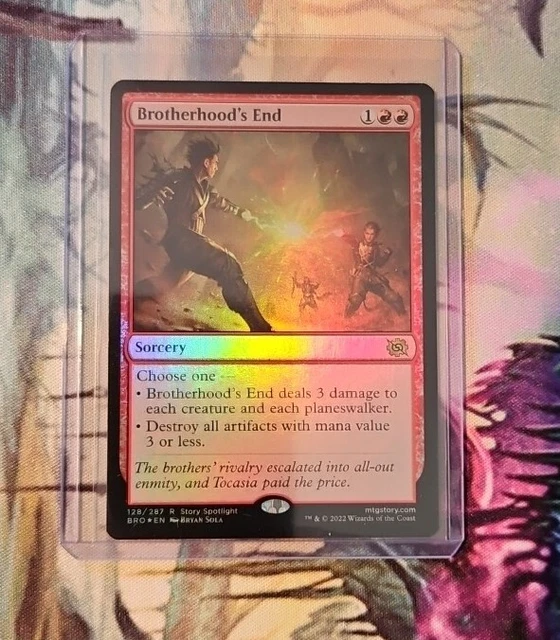 MTG BROTHERHOOD'S END (128p/180) The Brothers' War Promos LP FOIL EUR 7