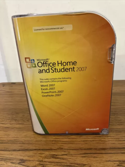 Microsoft Office Home & Student 2007 CD and Product Key English