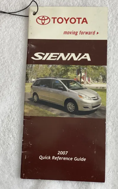 2007 Toyota Sienna Owners Manual