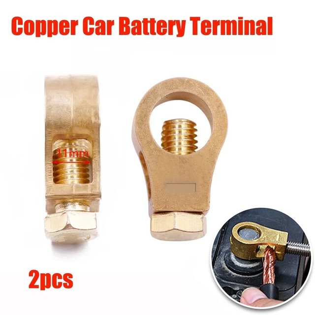 Cable Clamp Battery Clip Car Battery Positive Negative Pure Copper Terminal Wire