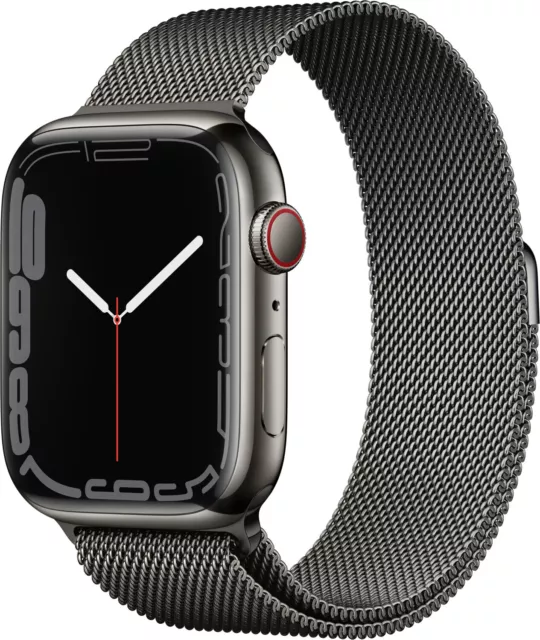 Apple Watch Series 7 45 mm (A2478) grafite inox milanese grafite cel