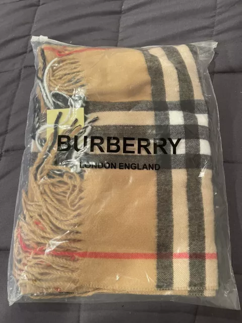 burberry scarf cashmere pre-owned