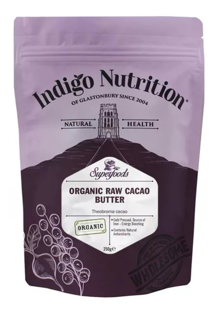 Organic Cacao Butter - 250g - Indigo Herbs