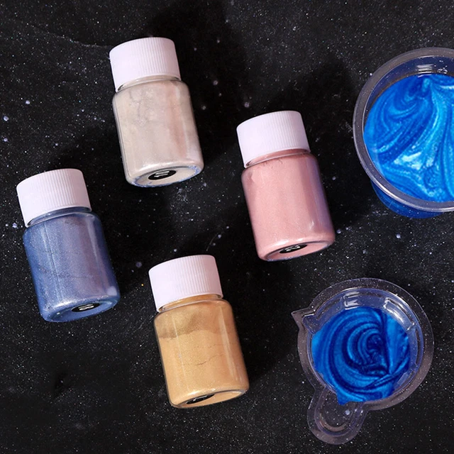 15/18/20 Colores Mica Polvos Hágalo usted mismo Perla Polvo Pegamento Molde Maquillaje Jabón Kit de Fabricación
