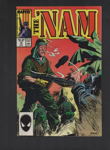 Marvel Comics The 'Nam January 1988 VOL# 1 NO# 14 Comic Book Comicbook 2