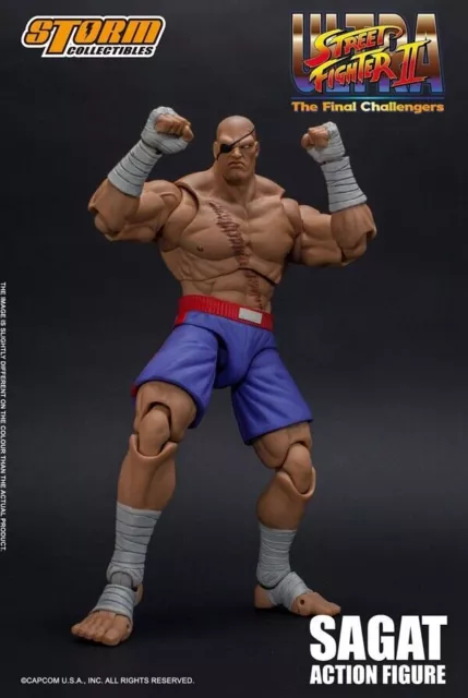 Storm Toys Street Fighter Sagat Ultra 1:12 8" Action Figure Official Gift