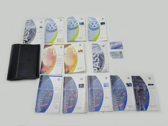 Org VW Passat 3B6 Bordmappe Serviceheft Betriebsanleitung 2000 / 212.553.SP1.01