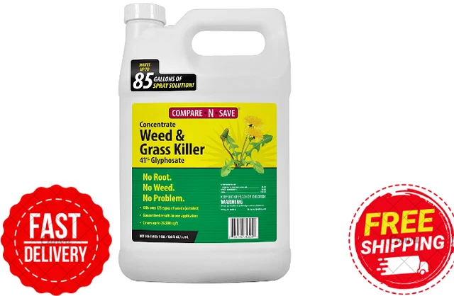 Compare-N-Save 75324 Herbicide, 1-Gallon, White:For Effective Weed Control NEW