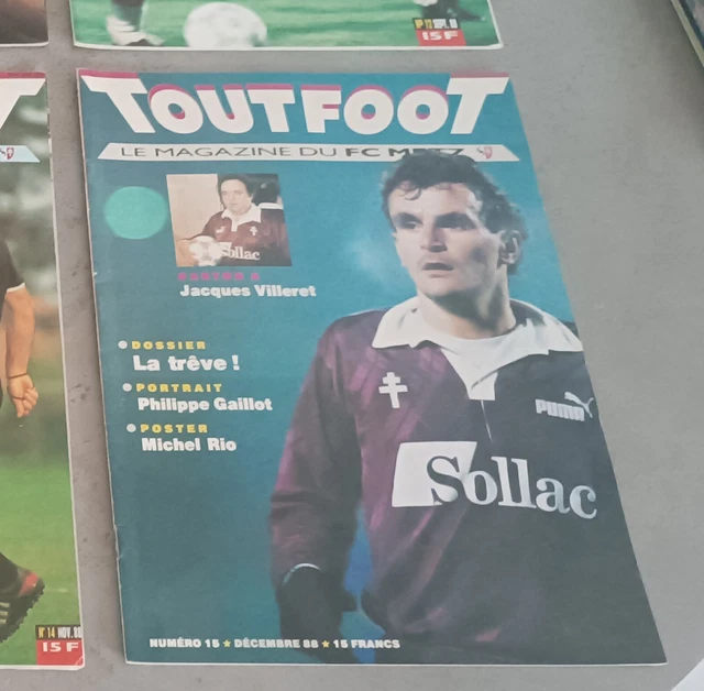 Lot De Tickets De Match FC Metz - France 88, 84, 2000 - UEFA, ECWC, WC98 - Occasion