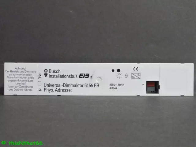 Busch-Jaeger 6155 EB EIB KNX Universal-Dimmaktor Einbaugerät 400VA 6155EB