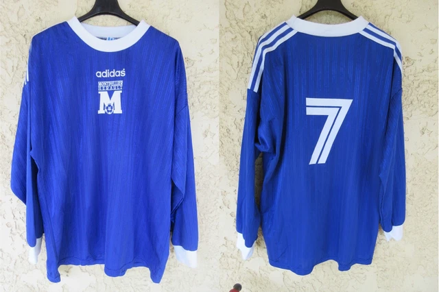 Maillot Amiens SC Vintage Lotto Manches Longues - Taille XS - Porté (n°2)