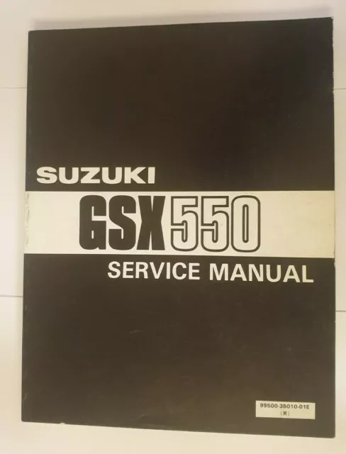 Suzuki Gsx550 Servicehandbuch