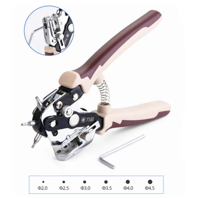 LEATHER HOLE PUNCH Pliers Maker Tool Hand Press Tool Leather Hole Punch  Tool £18.92 - PicClick UK