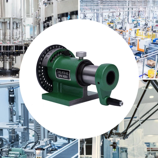 VERTICAL HORIZONTAL 5C COLLET SPIN INDEX FIXTURE MILLING Machine Tool US